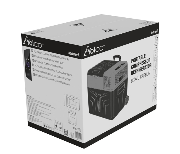 Yolco Lodówka turystyczna BCX40 Carbon - 1137845 - zdjęcie 18